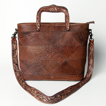 American Darling Tote Hand Tooled Genuine Leather Women Bag Western Handbag Purse